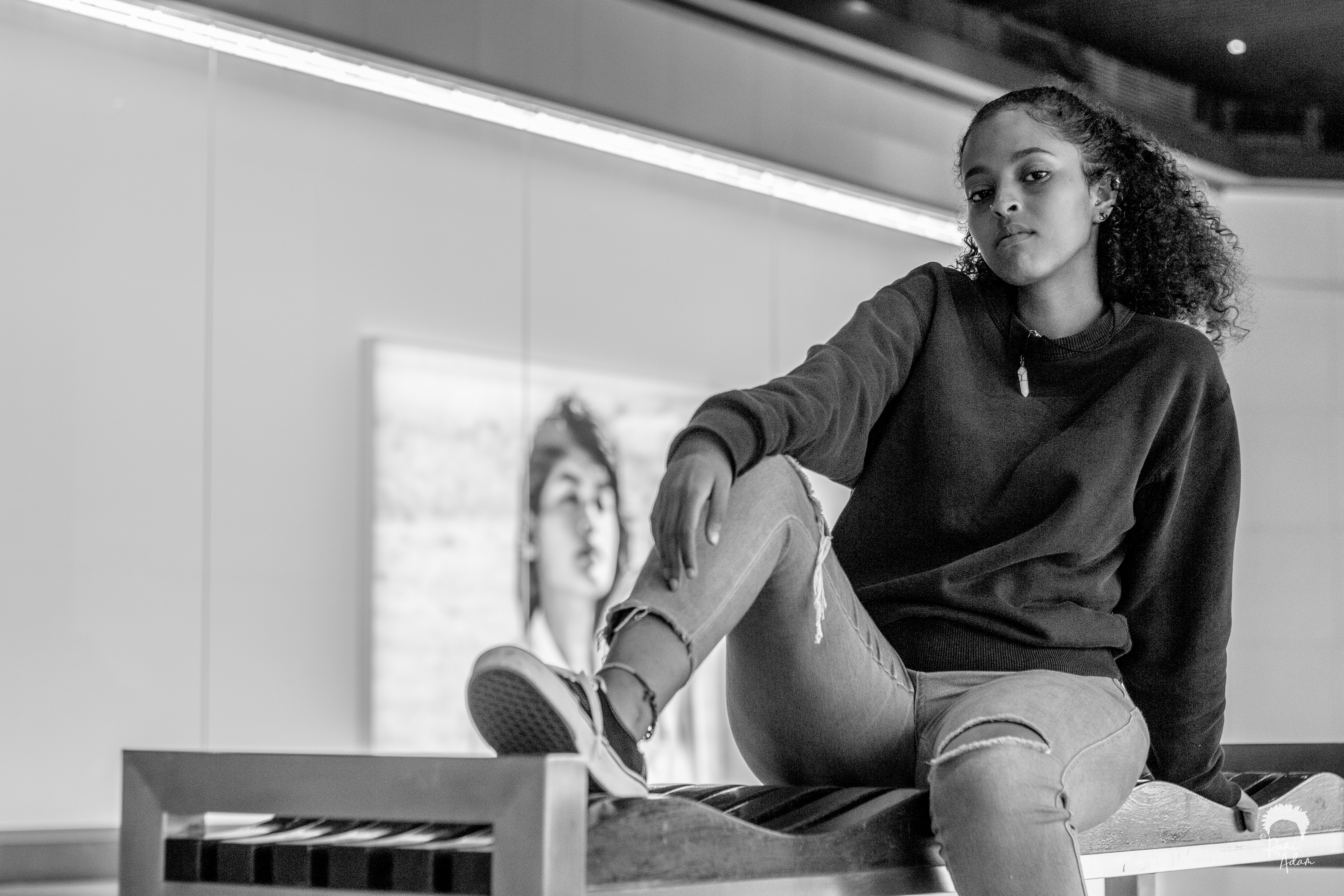 Dramatic theater scene with rose petals